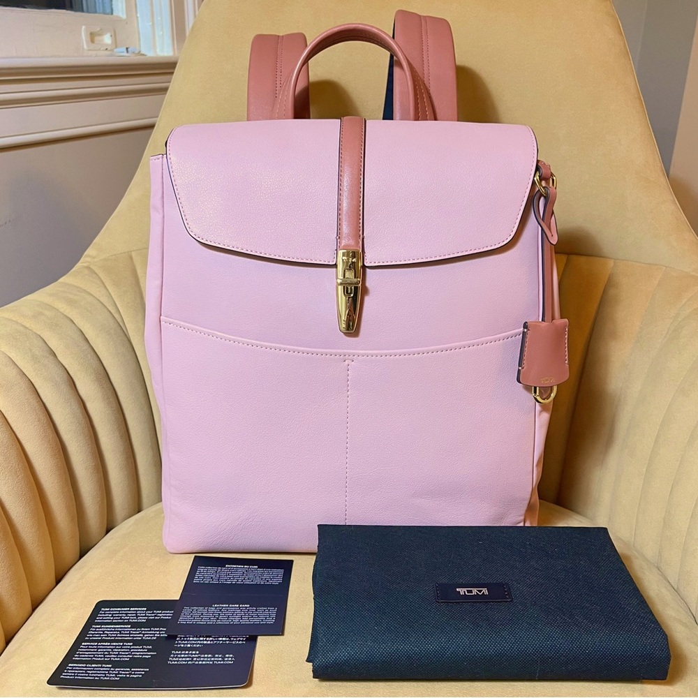 Tumi Mezzanine Marigot Backpack in Pink Sand